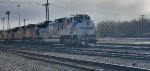 UP 1943 Returns to UP Ogden Yard as A 3rd Motor in A Light Power Consist